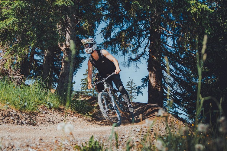 Descente du Family Run - Piste VTT Descente_La Clusaz