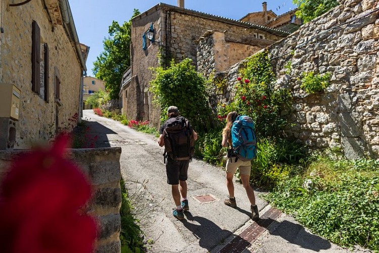 Ruelles du village d'Eourres