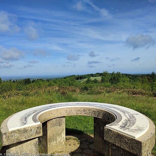 Vue depuis la table d'orientation du Mont Gargan