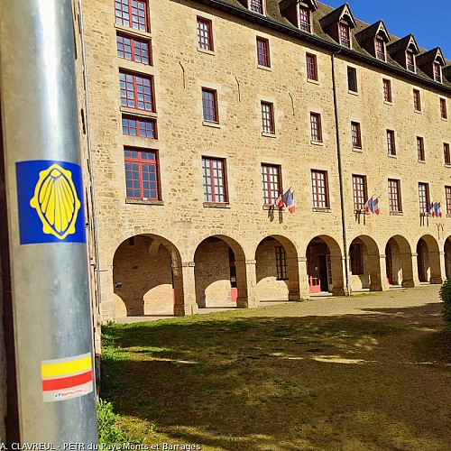 Arcades de l'ancien couvent des Ursulines d'Eymoutiers