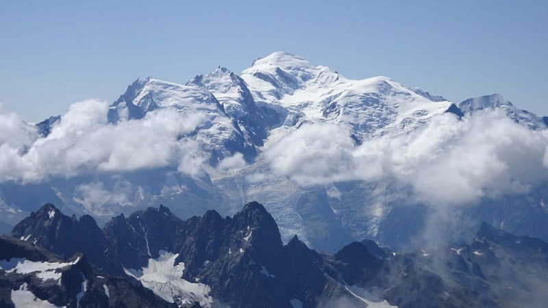 Mt Blanc vu du Mt Buet