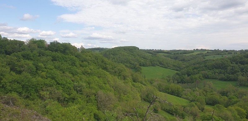 Vue sur la vallée de la Bonnette