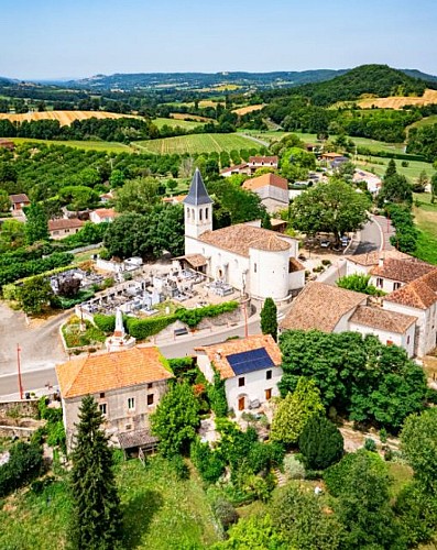 Valeilles vu du ciel