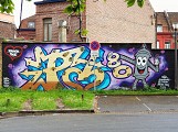 Des Friches et des Lettres / Mur de Graff du Parking du Colisée