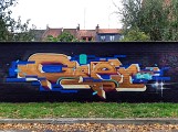 Des Friches et des Lettres / Mur de Graff du Parking du Colisée