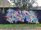 Des Friches et des Lettres / Mur de Graff du Parking du Colisée