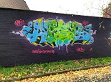 Des Friches et des Lettres / Mur de Graff du Parking du Colisée