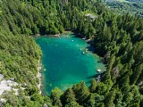 Balade du Plateau d'Assy au Lac Vert par la passerelle du Nant Bordon