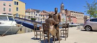 Statues de Bronze Fernandel et Bourvil