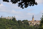 Vue sur la ville - Rochechouart