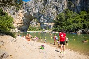 Plage du Pont d'Arc