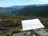 Table d'orientation vers les Cévennes