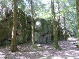 Le mur du diable à Junhac