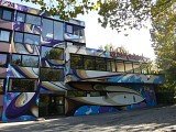 Fresque : Volûtes colorées