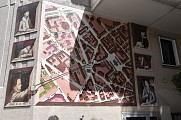 Plan de quartier en mosaïque