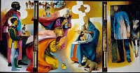 Les deux triptyques de l'église Notre Dame de l'Assomption