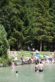 Plage du lac Bleu avec baignade surveillée