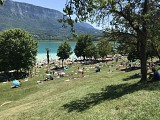 Plage de la base de loisirs du Sougey