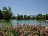 Plage du Plan d'eau de Challes-les-Eaux
