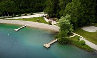 Baignade au lac de Virieu-le-Grand