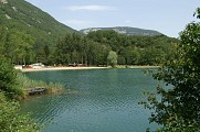 Baignade au lac de Virieu-le-Grand