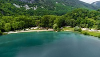 Baignade au lac de Virieu-le-Grand