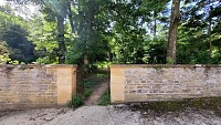 Entrée dans le parc