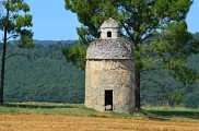 Pigeonnier Grangette de Nisson et point de vue sur la forêt des Landes