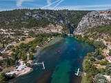Plage de Montmeyan au Lac de Quinson