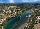 Plage de Montmeyan au Lac de Quinson
