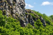 Groupe de grimpeurs aux rochers des Parcs.