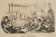 Illustration de la peste en Provence (1720)
