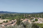 Vue jusqu'aux Alpilles