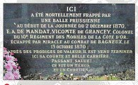 Plaque commémorative de Gracey