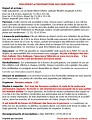Infos et réglement
