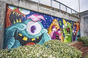 Fresque : Jeux de monstres