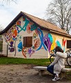 Fresque Murale : La créature du lac de Virginie LOZE