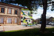 Fresque Murale : Je reste là de Jérôme SOUILLOT