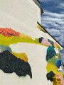 Fresque Murale : Je reste là de Jérôme SOUILLOT