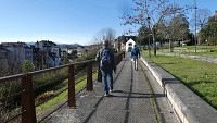 Sentier au dessus du gave