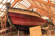 Chantier de construction du Gabarot de Loire