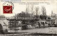 Le pont de Joinville en bois -combats de 1870