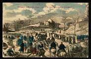 Convoi de morts au combat - 1870