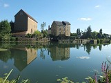 Passerelle sur le Loir endormi