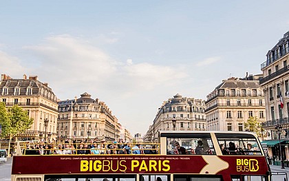 BigBus Paris: 1 or 2 Day Hop-On-Hop-Off Sightseeing Bus Tour