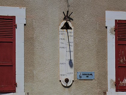 Cadran solaire - la Méridienne de Serres