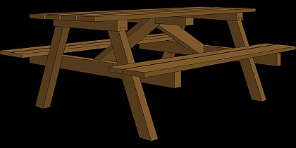 Aire de pique-nique de Saint Georges de Montclard