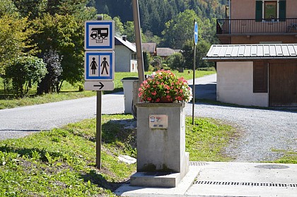 Service and parking area - motorhomes