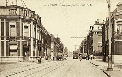 La rue Jean Jaurès