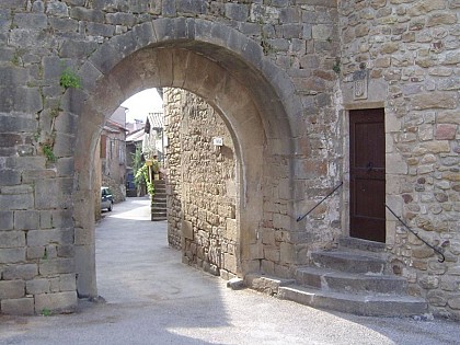 Castle and remains of fortification walls